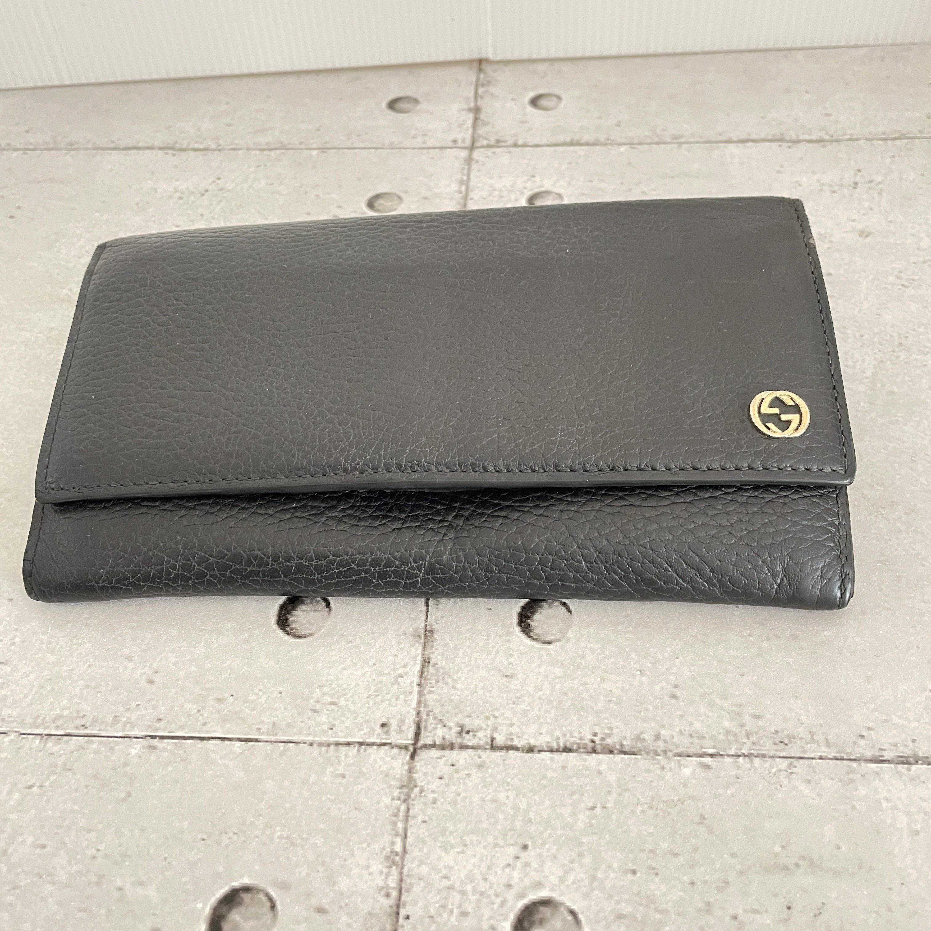 Gucci Inter Locking G Wallet "Black"