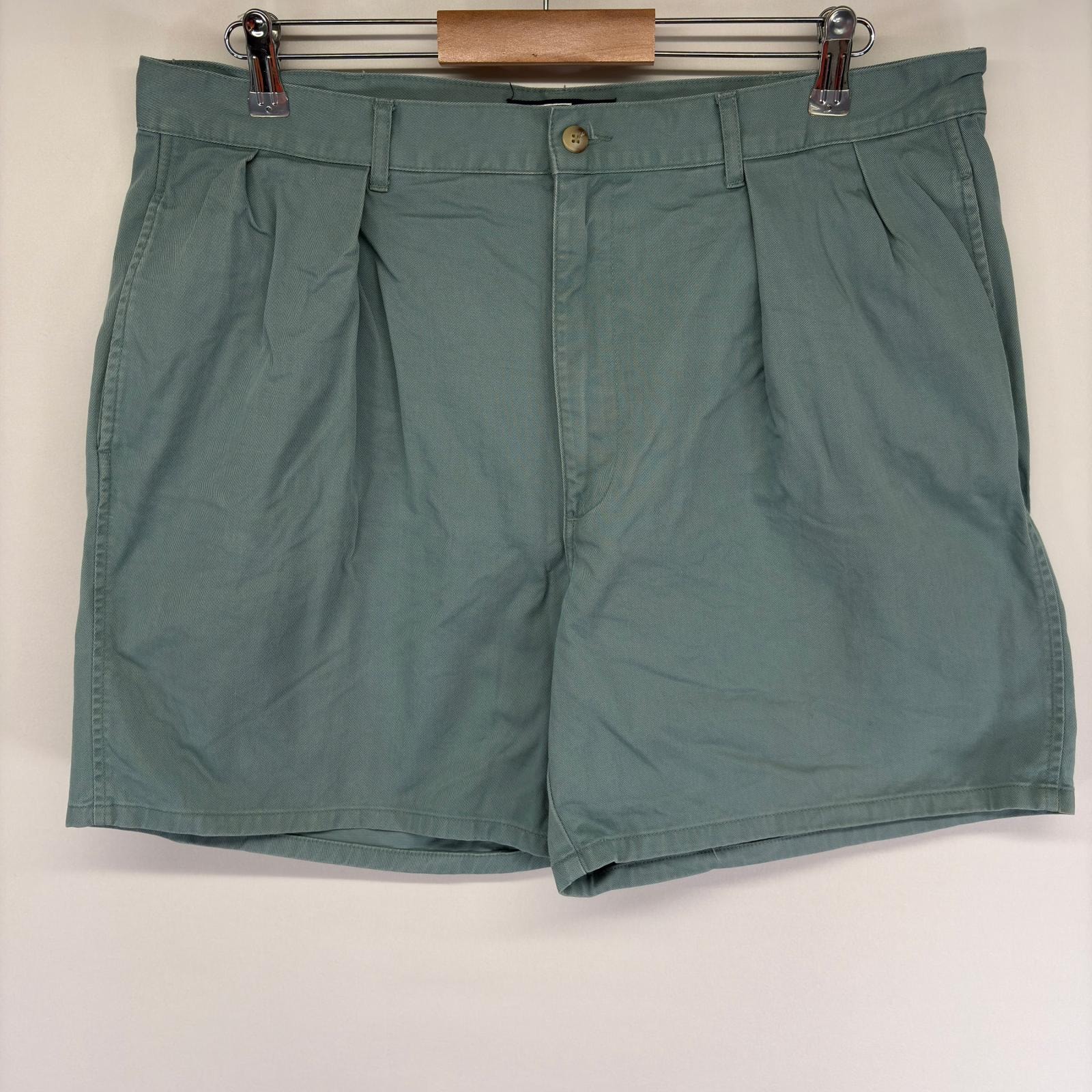 古着 90's/90年代 ポロバイラルフローレン Polo by Ralph Lauren パンツ ハーフパンツ ツータック ショート w38 ブルー系 メンズ