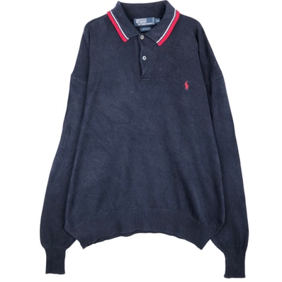 古着 ラルフローレン Ralph Lauren POLO by Ralph Lauren ポロニットセーター メンズXXL相当/eaa637164