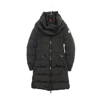 モンクレール MONCLER CYROSELLE ダウンジャケット 衣料品 アウター ナイロン レディース ブラック系 4993305 【中古】