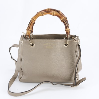 ■美品 グッチ バンブー バンブー ショッパー336032 ショルダーバッグ