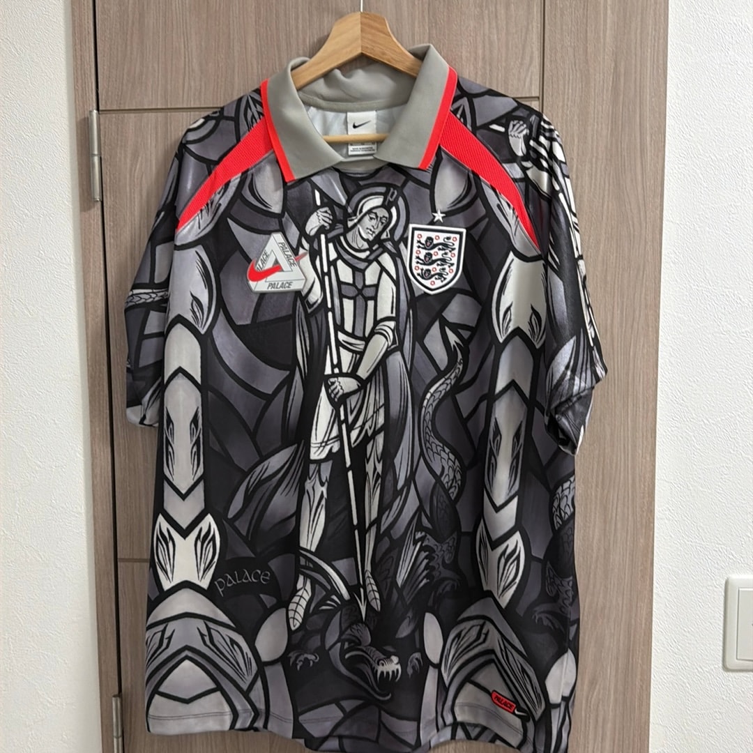 Nike x PALACE X2 World Cup Short-Sleeve Football Jersey England "Grey"
