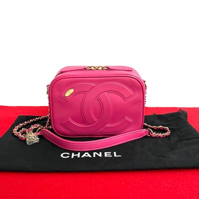 CHANEL シャネル ココマーク レザー ショルダーバッグ ピンク
39792