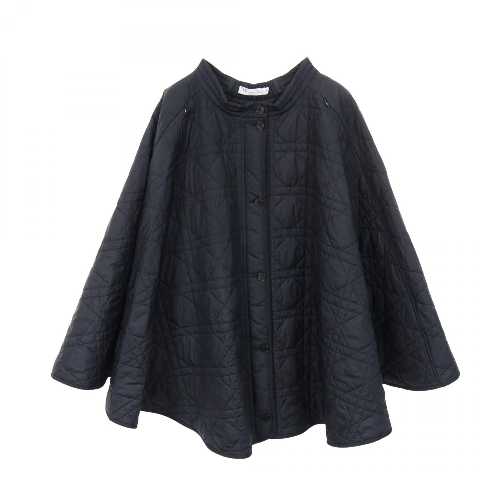 ディオール Dior マイクロカナージュ キルティング テクニカルタフタ スカート 衣料品 ボトムス ポリエステル レディース ネイビー系 157J67A2827 【中古】