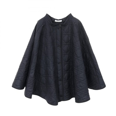 ディオール Dior マイクロカナージュ キルティング テクニカルタフタ スカート 衣料品 ボトムス ポリエステル レディース ネイビー系 157J67A2827 【中古】