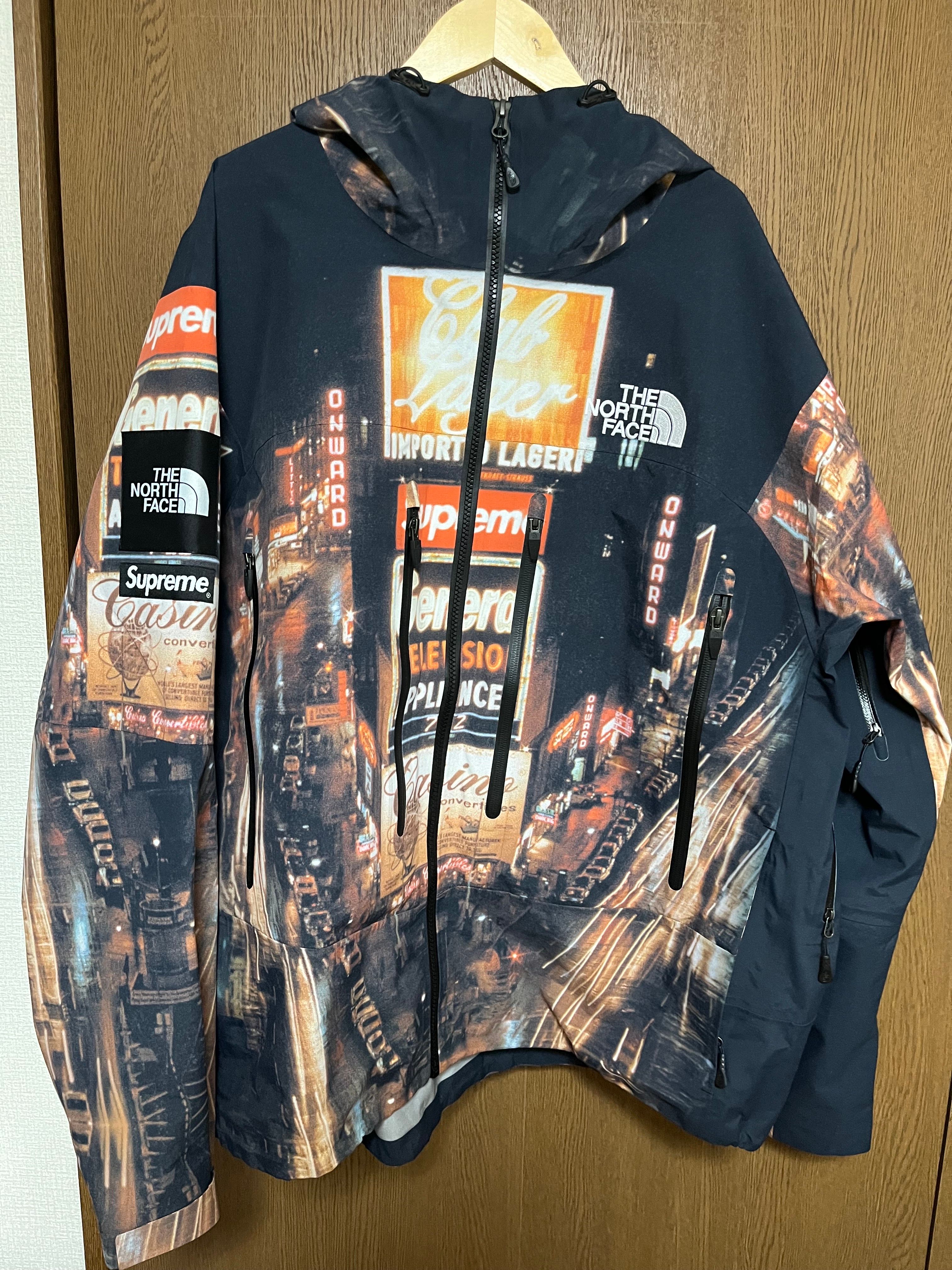 Supreme x The North Face Taped Seam Shell Jacket "Times square" NP52207I x NF0A82RK