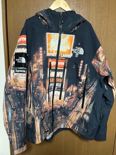 Supreme x The North Face Taped Seam Shell Jacket "Times square" NP52207I x NF0A82RK