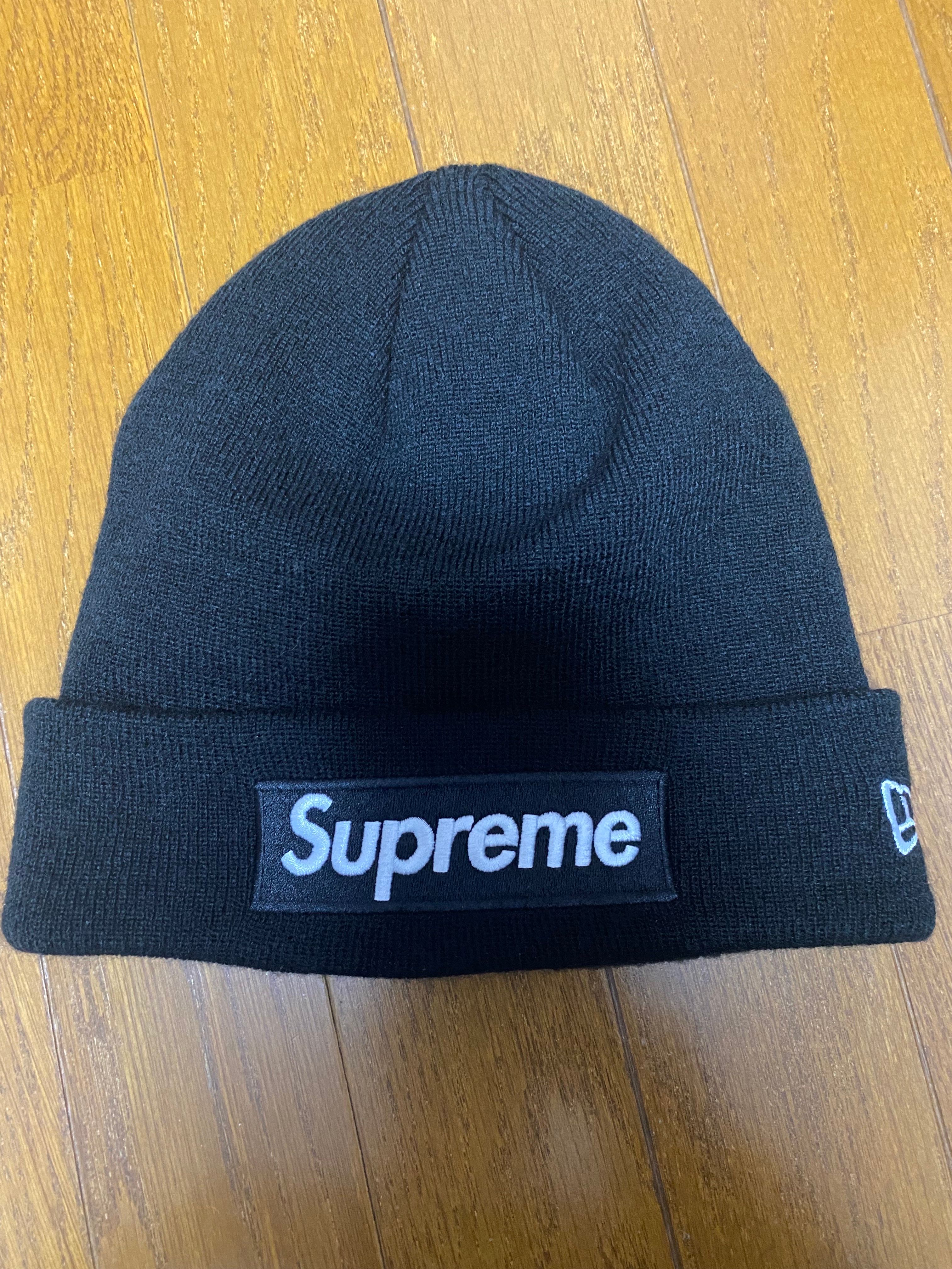Supreme New Era® Box Logo Beanie "Black" (21FW)