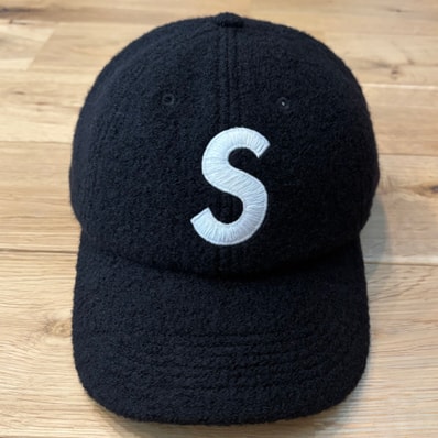 Supreme Boiled Wool S Logo 6-Panel "Black"
