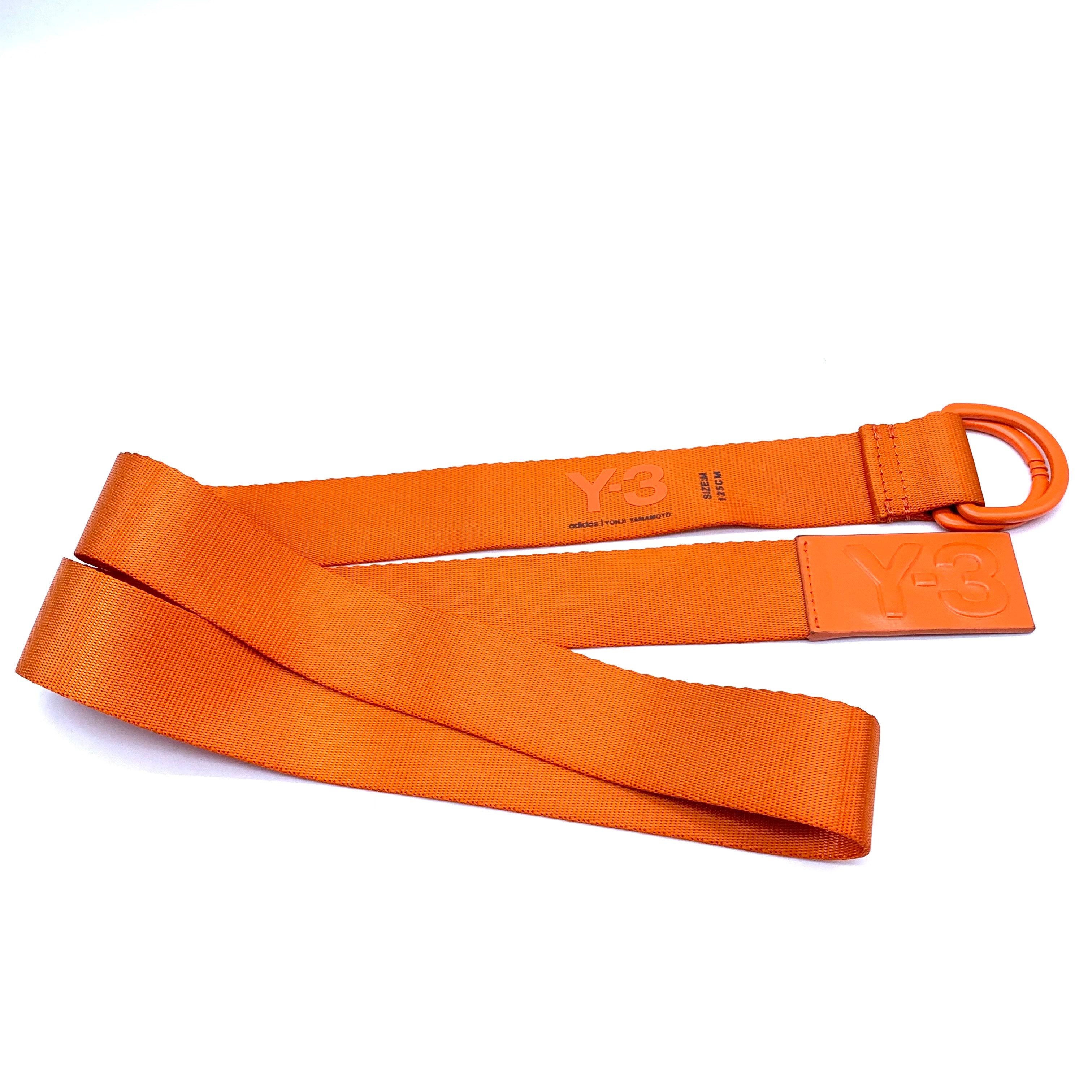 Y-3 CLASSIC LOGO BELT orange
