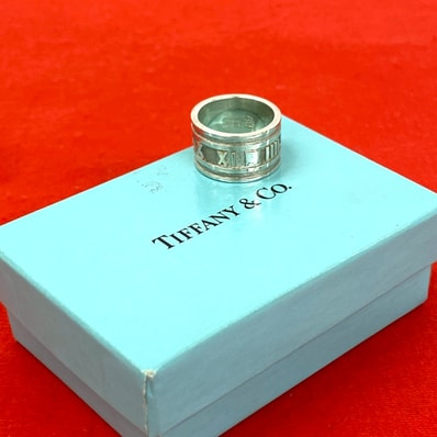 TIFFANY&Co. ティファニー アトラス ワイド リング シルバー925 リング・指輪 10号 シルバー
88695