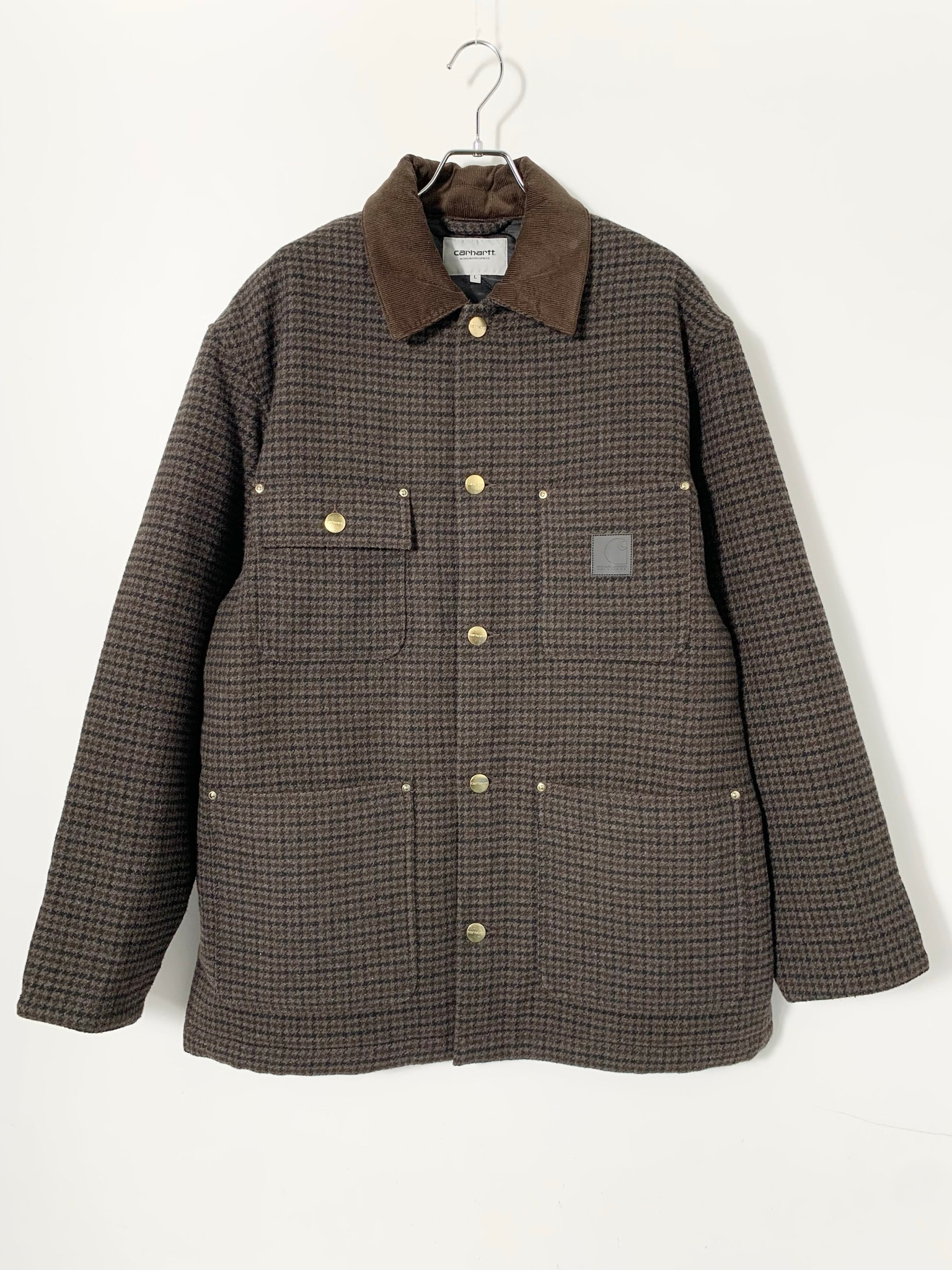 Carhartt WIP Lowis Chore Coat "Lowis Houndstooth/Vitola Heather"