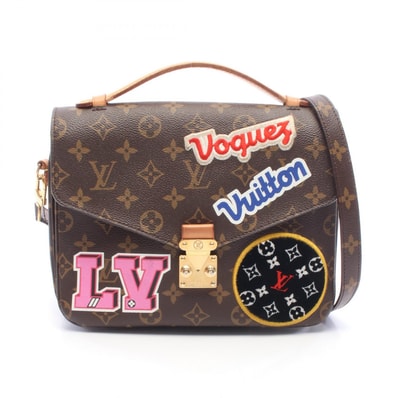 ルイ・ヴィトン LOUIS VUITTON ポシェット メティスMM 2WAY ハンドバッグ バッグ PVCコーティングキャンバス レザー モノグラム・パッチ レディース ブラウン系 / マルチカラー M43991 【中古】