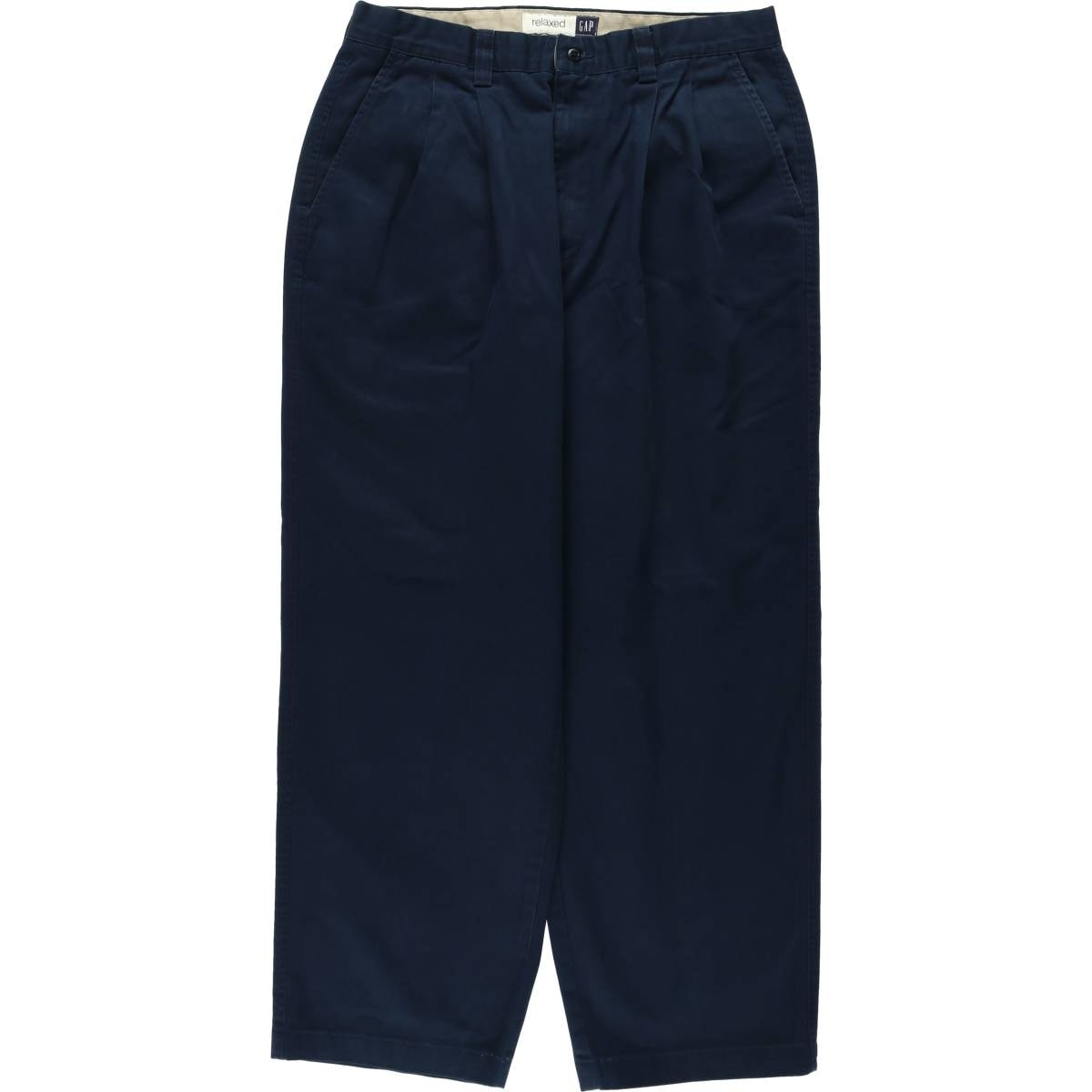 古着 ギャップ GAP relaxed ツータック チノパンツ メンズw32相当 ヴィンテージ/eaa648989