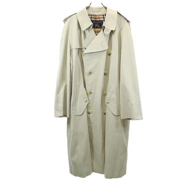 Burberrys バーバリーズ 90s 三陽商会 日本製 オールド トレンチコート 98-185-8 アイボリー系
