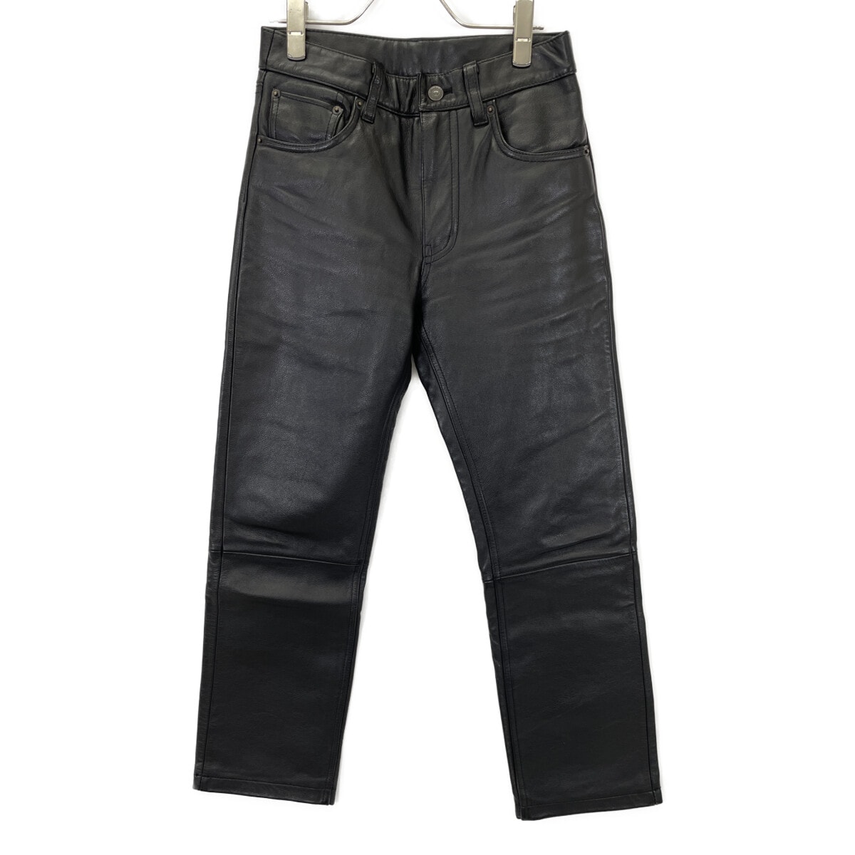 リーバイス 99年製 ブラック レザー バイカーパンツ 28×33