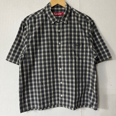 Supreme Mini Plaid S/S Shirt "Stone"