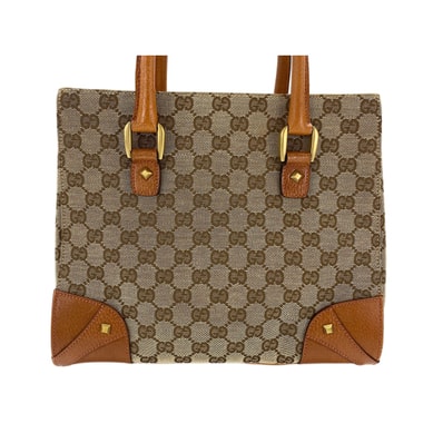 グッチ GUCCI GGキャンバス ハンドバッグ【中古】