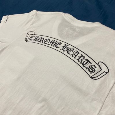 Chrome Hearts Scroll Logo T-shirt "White"