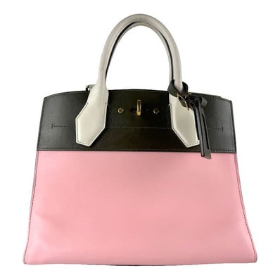 ルイ ヴィトン LOUIS VUITTON ハンドバッグ ショルダーバッグ シティスティーマーPM レザー ピンク/カーキ/ホワイト レディース M42188【中古】 z9256