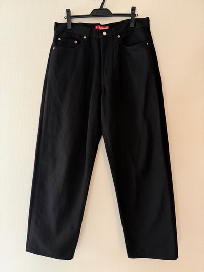Supreme Baggy Selvedge Jean (26SS) "Rigid Black"
