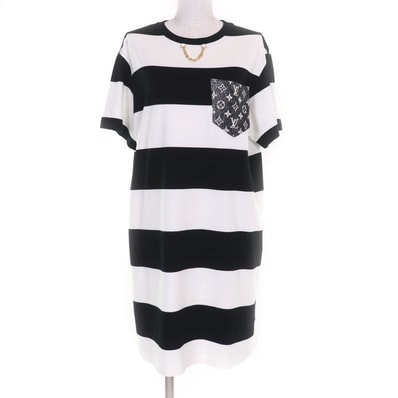 極美品 ルイヴィトン ワンピース ブ レディースMサイズ相当 1AAUOX