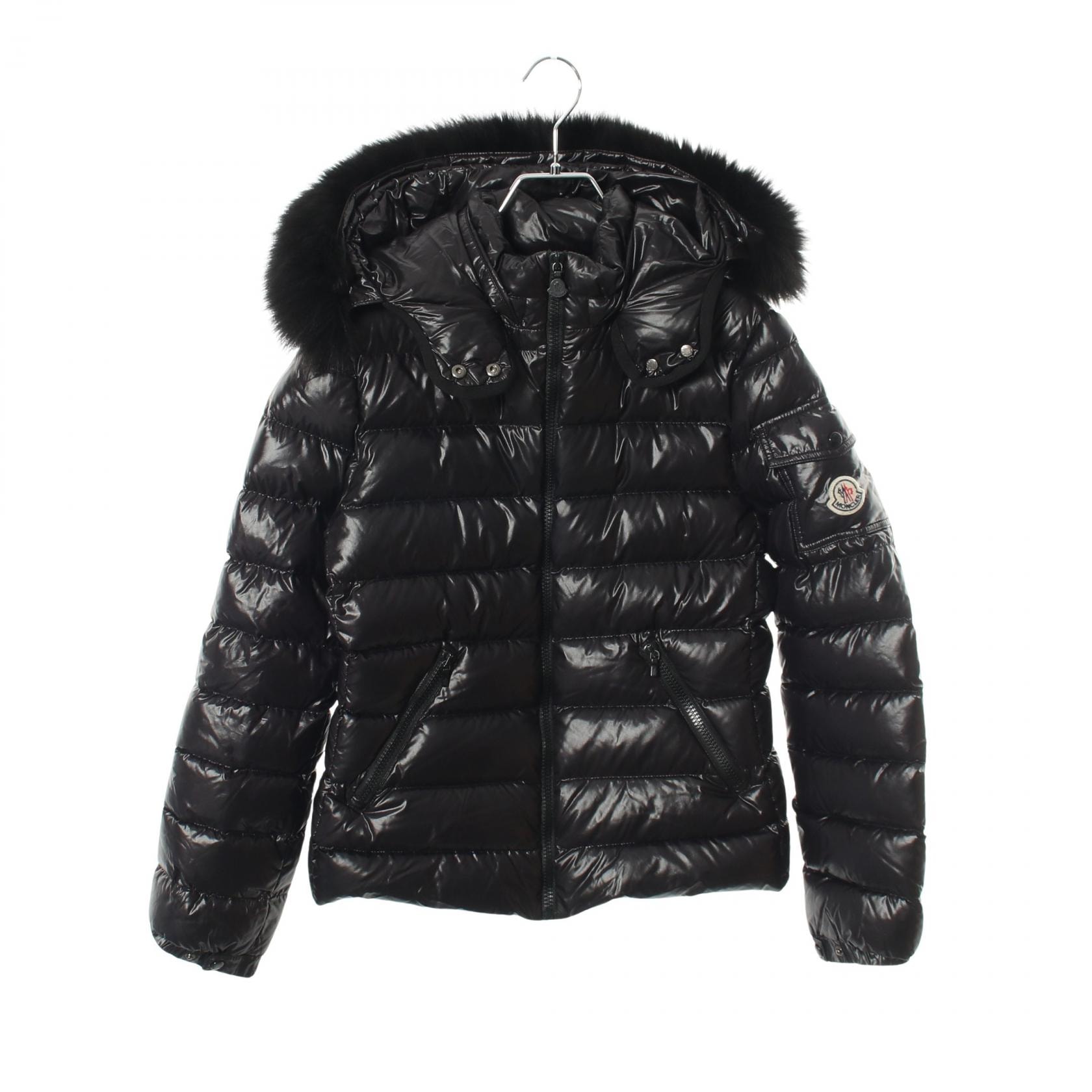 モンクレール MONCLER BADY キッズ ダウンジャケット 衣料品 アウター ナイロン レディース ブラック系 【中古】