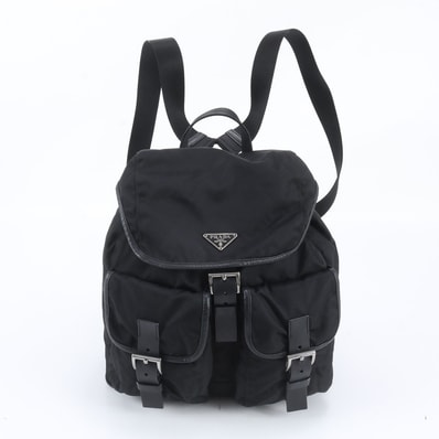■極美品 プラダ テスート ナイロントライアングルロゴリュックサック