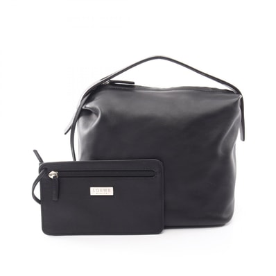 ロエベ LOEWE ハンドバッグ バッグ レザー レディース ブラック系 【中古】