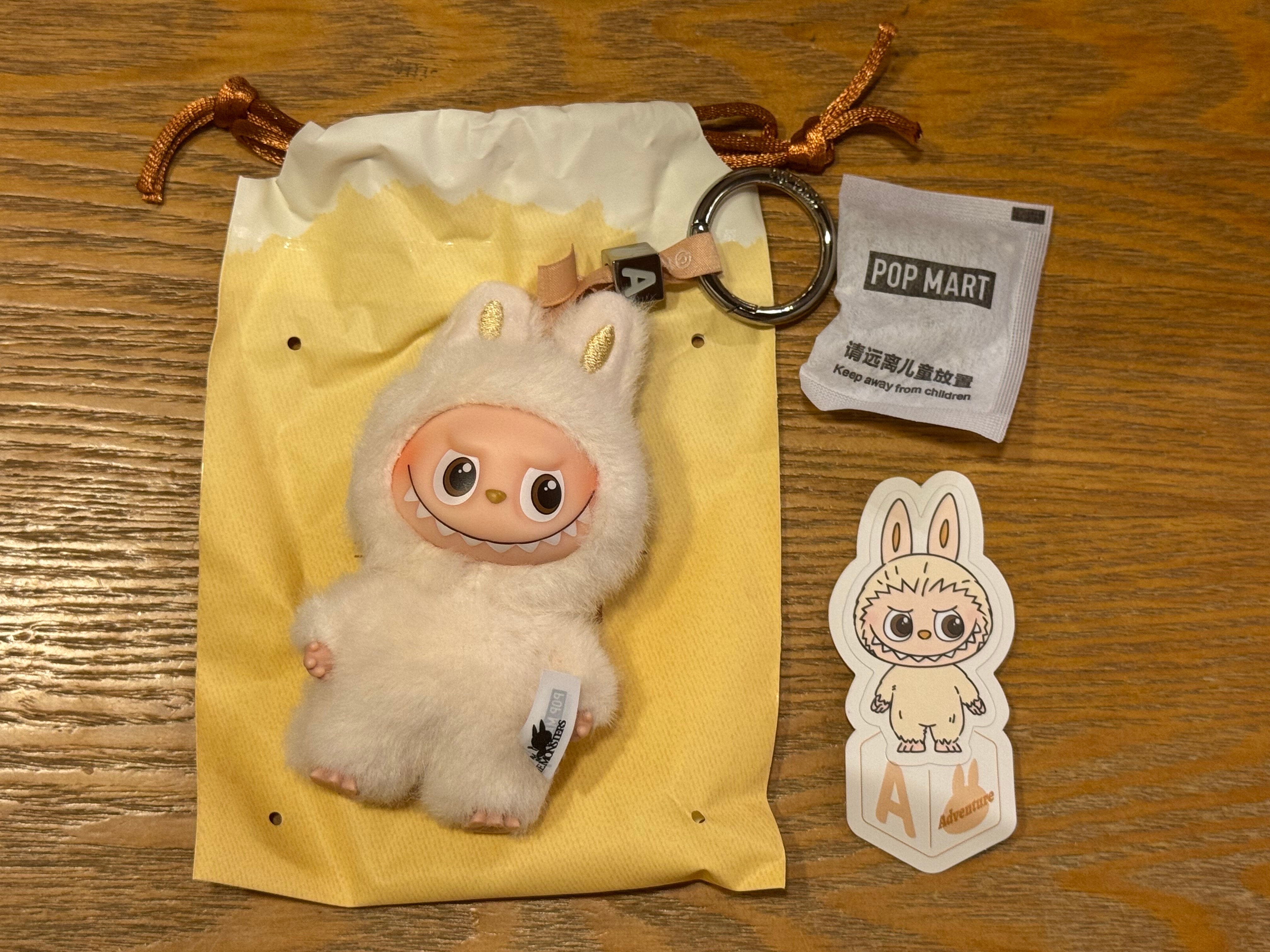 POP MART THE MONSTERS (LABUBU) Pin for Love Series-Vinyl Plush Pendant (A-M) A