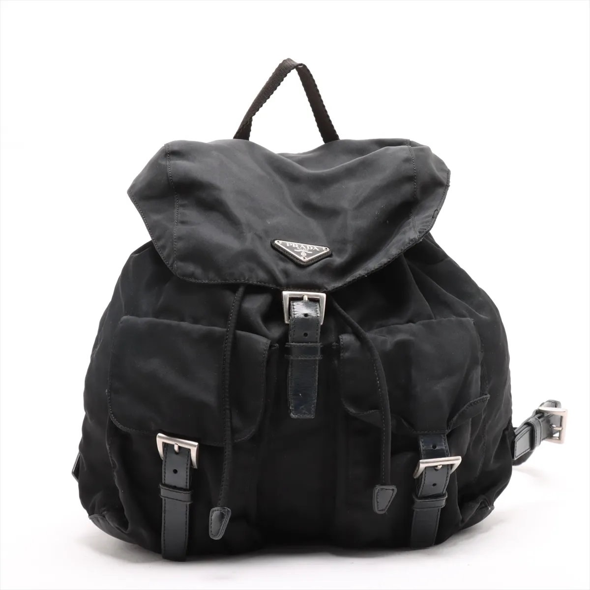 ■美品 プラダ テスート ナイロントライアングルロゴリュックサック