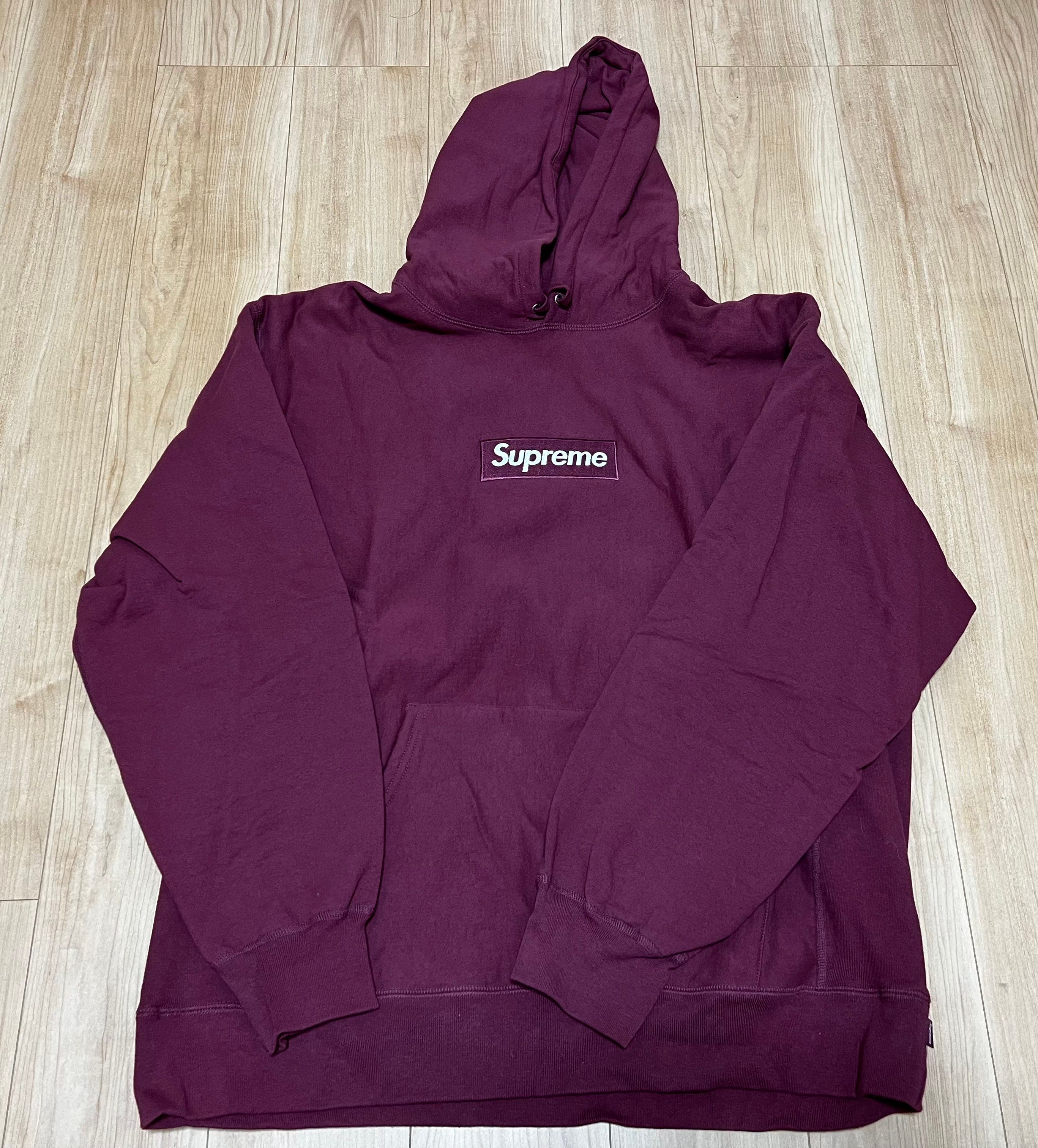 Supreme Box Logo Hooded Sweatshirt "Plum" (21FW)