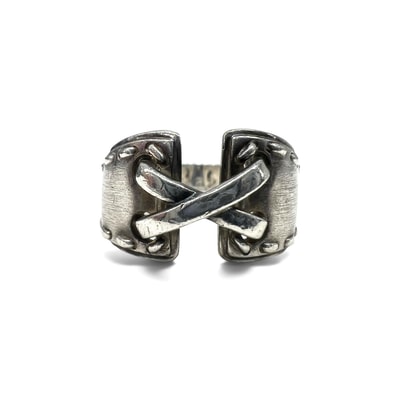 HERMES 希少 エルメス メキシコ リング 指輪 10号 #52 シルバー 925 アクセサリー ヴィンテージ アンティーク Y2K Bランク 中古 鑑定済 エルメスアクセ エルメスリング