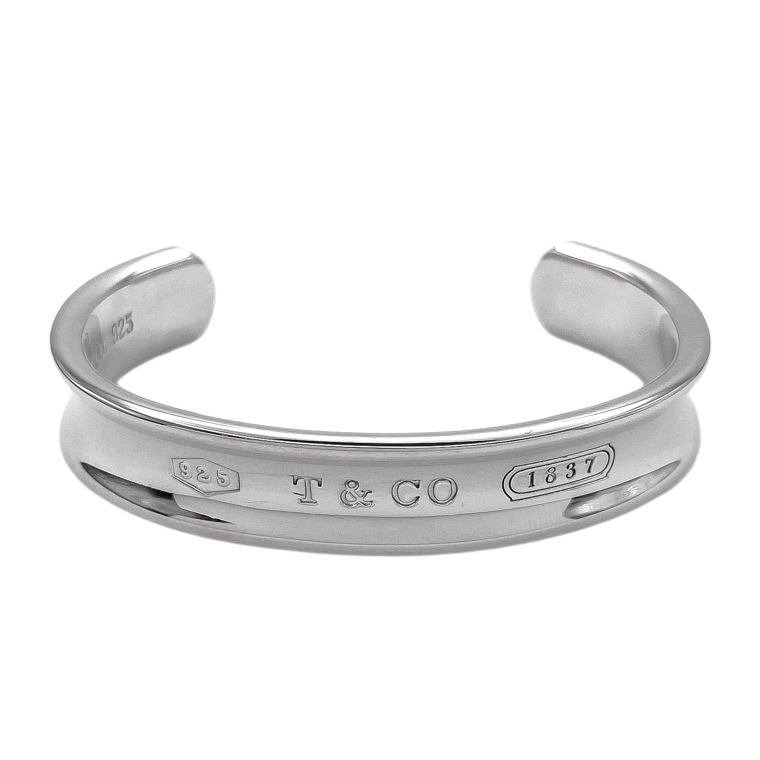 TIFFANY&Co. ティファニー カフ バングル バングル
 SV925 シルバー 新品仕上済 レディース
 【中古】