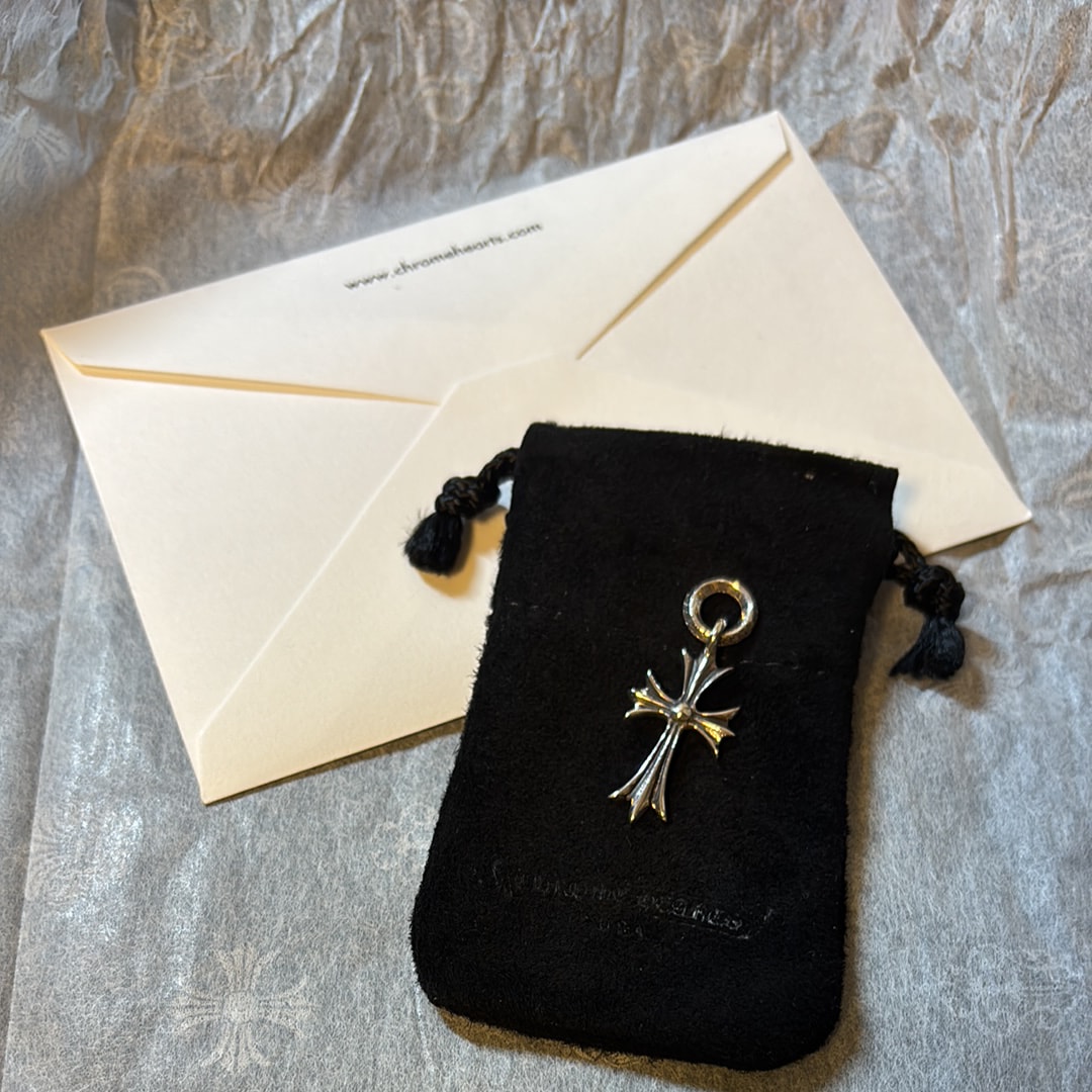 Chrome Hearts Tiny CH Cross Charm "Silver"