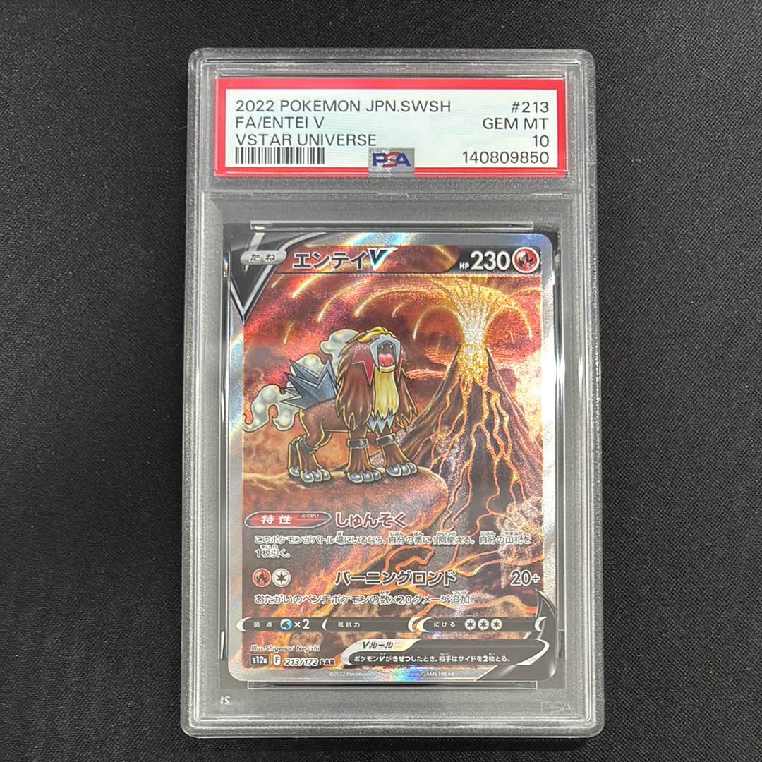PSA10 エンテイV SAR（VSTARユニバース） PSA10 ポケモンカード エンテイV SAR VSTARユニバース #213 GEM MT