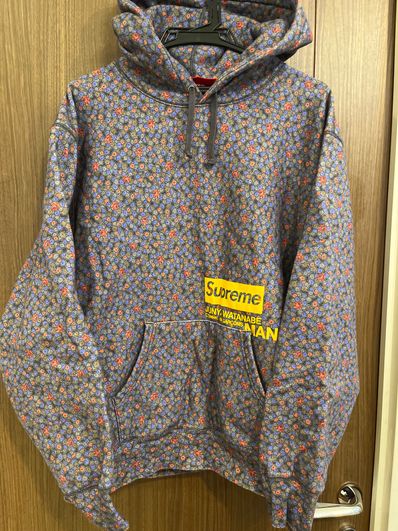 Supreme / JUNYA WATANABE COMME des GARCONS MAN Hooded Sweatshirt "Black Flowers"