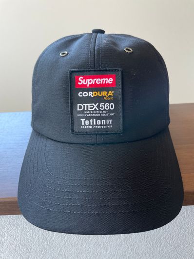 Supreme Cordura® Teflon Label 6-Panel "Black"