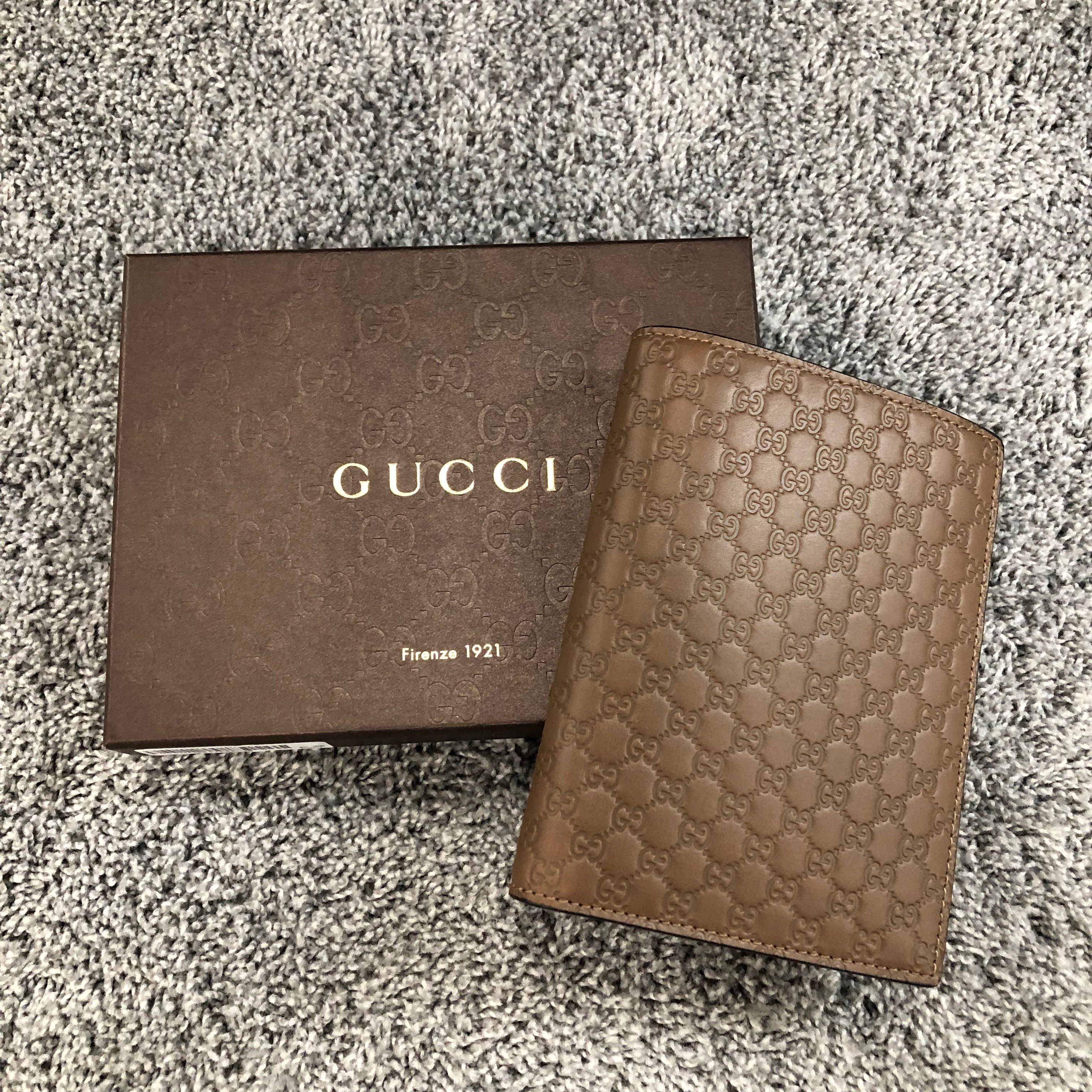 GUCCI Micro Guccissima Wallet "Brown"