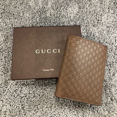 GUCCI Micro Guccissima Wallet "Brown"