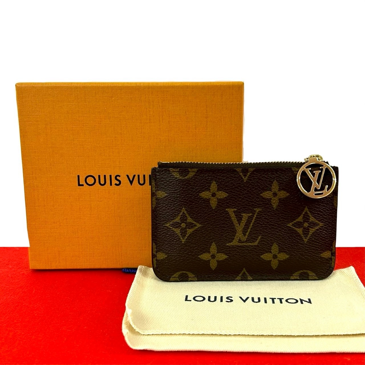 LOUIS VUITTON ルイヴィトン ポルトカルト ロミー モノグラム レザー PVC カードケース ブラウン
 39567