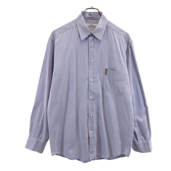 ARMANI JEANS アルマーニジーンズ イタリア製 長袖 シャツ S ブルー系
