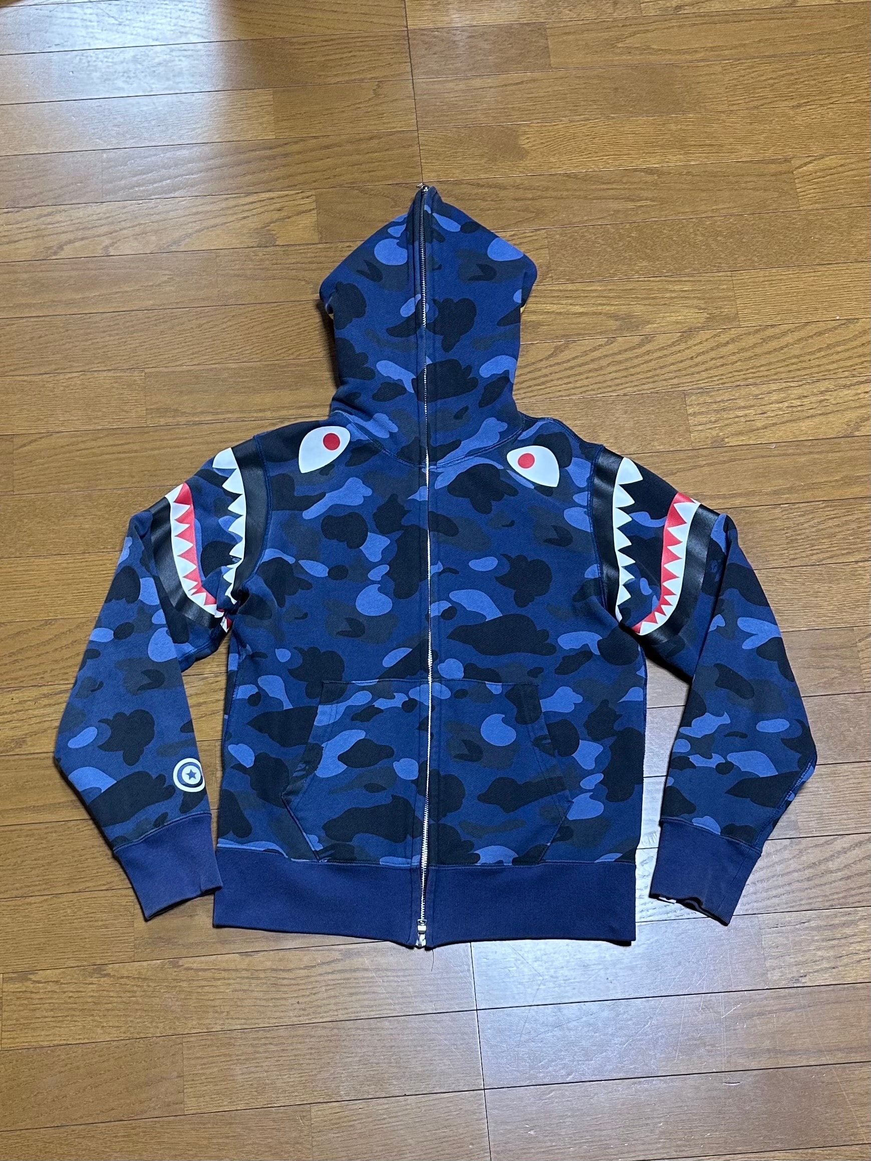 BAPE Color Camo Double Shark Full ZipHoodie
