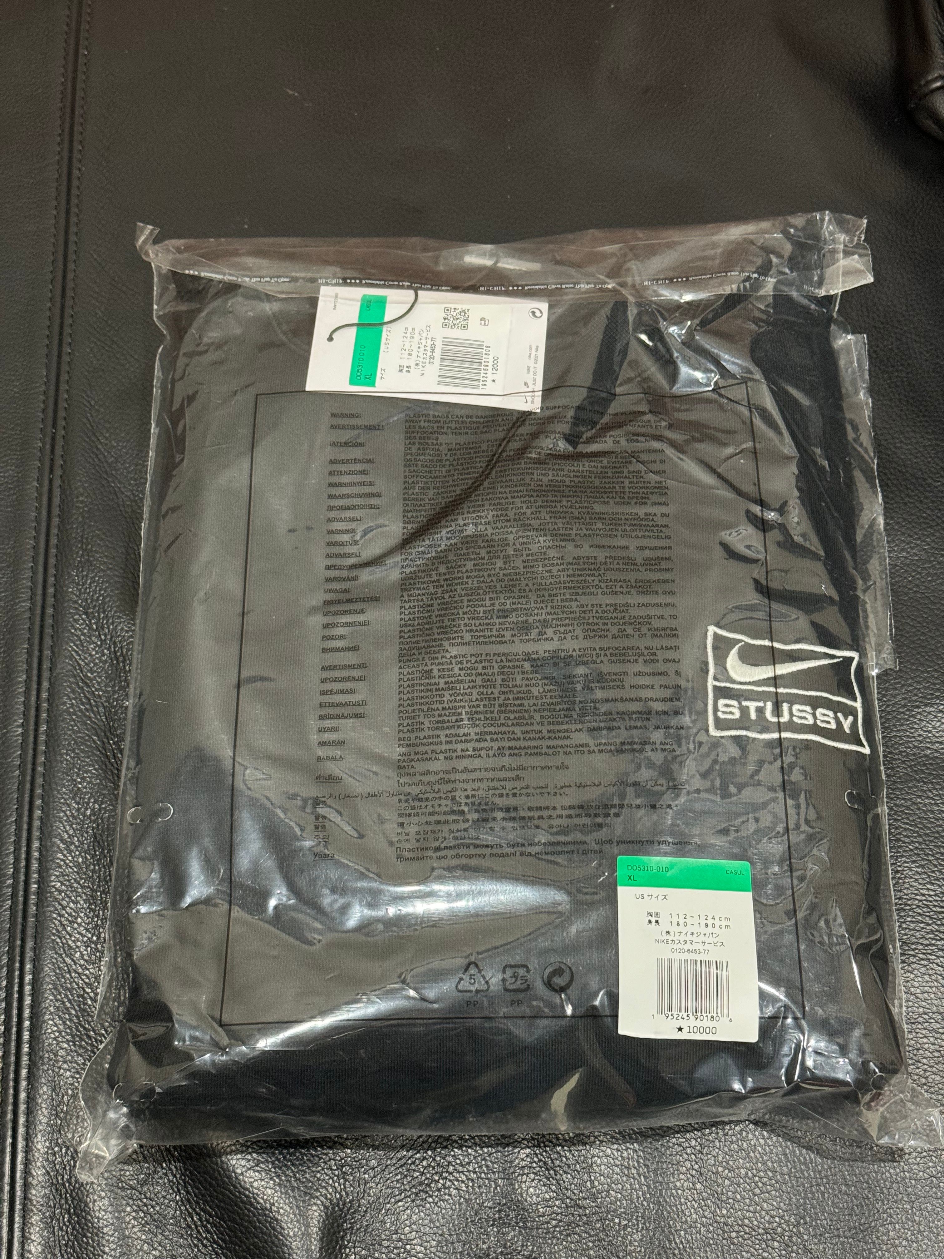 Stussy x Nike Wash Crew (US Size) "Black" DO5310-010