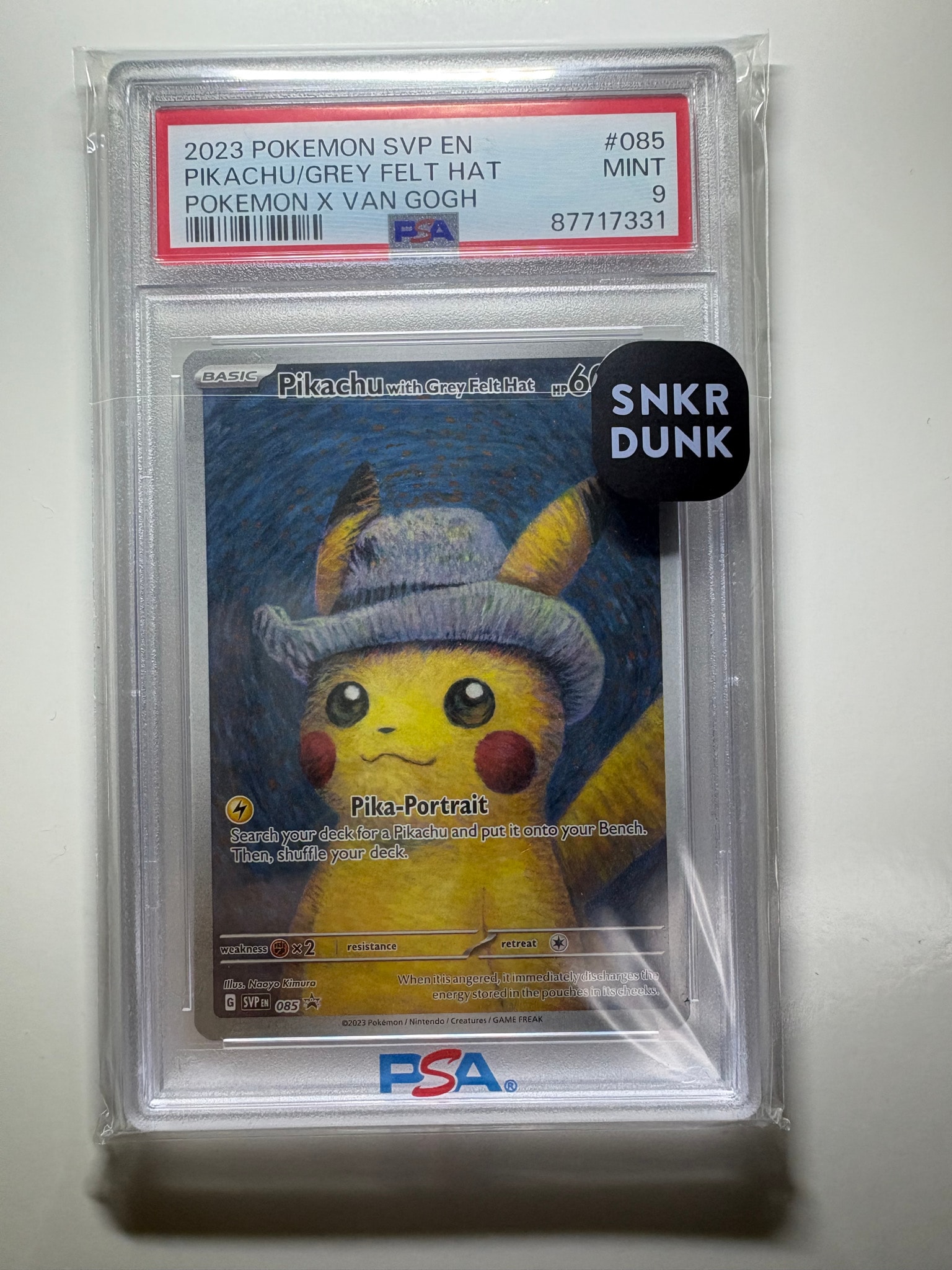 PSA10】ピカチュウ : プロモ [SVP EN 085](「ゴッホ展