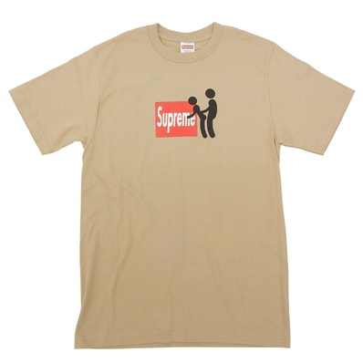 シュプリーム 未使用 コットン スティック Tシャツ トップス メンズ ベージュ S S