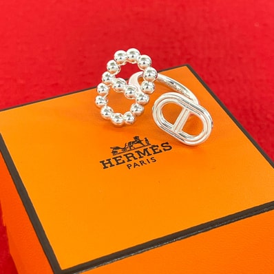 HERMES エルメス シェーヌダンクル アレア 2 シルバー925 リング・指輪 13号 シルバー
32428