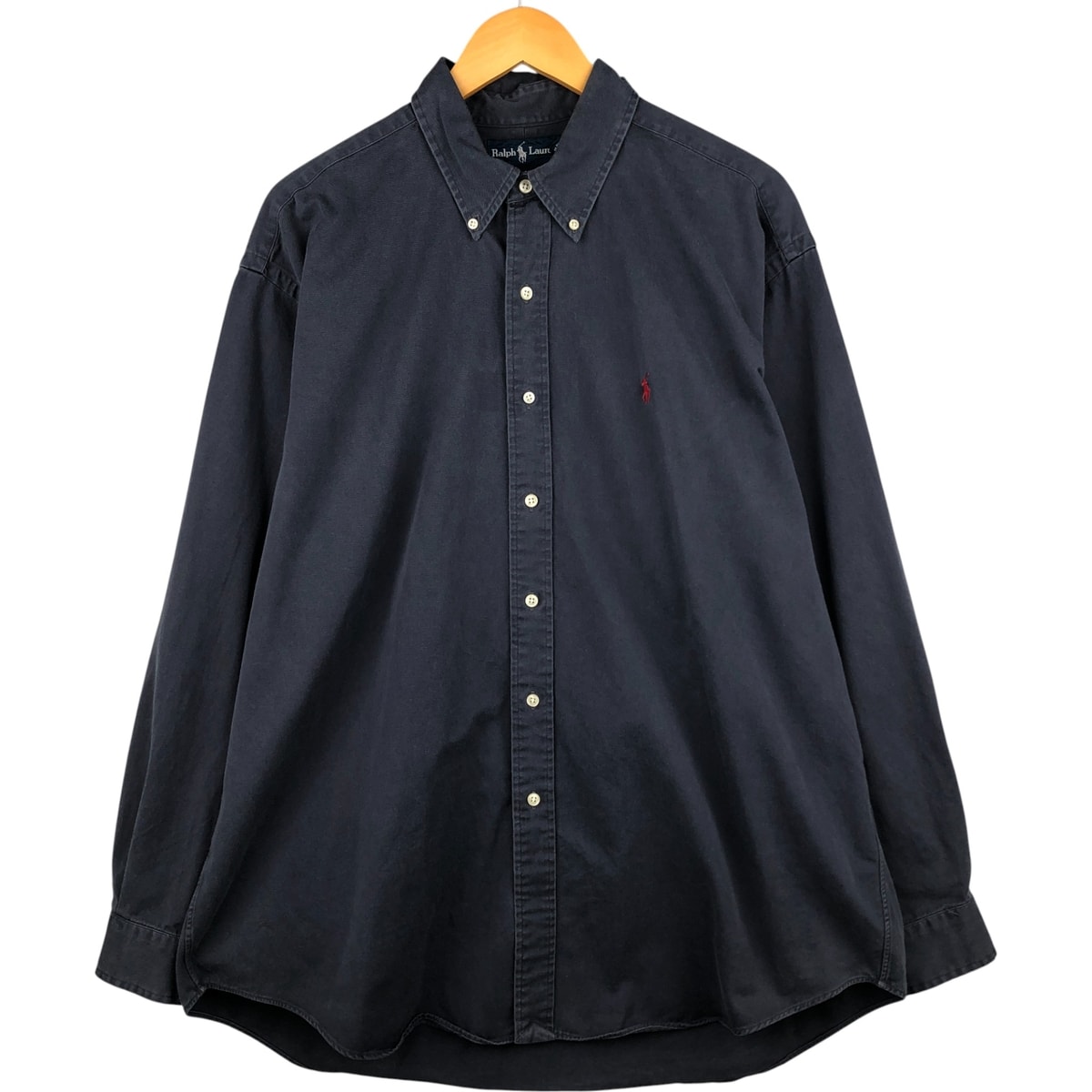 古着 ラルフローレン Ralph Lauren BLAKE 長袖 ボタンダウンシャツ メンズXL相当/eaa588670