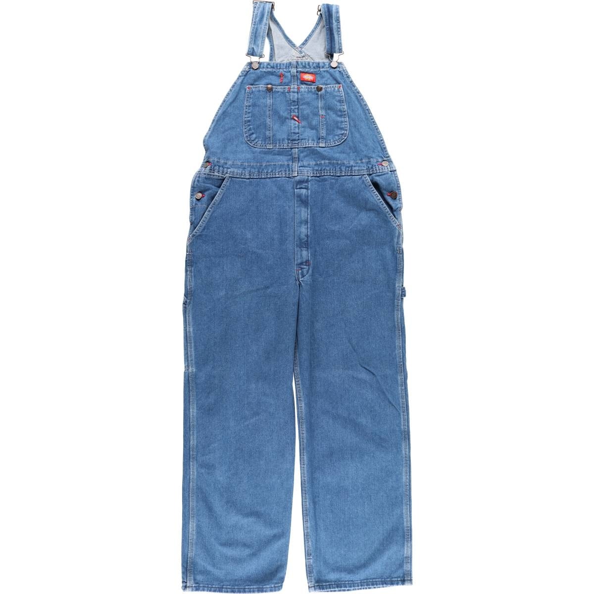 古着 ディッキーズ Dickies デニムオーバーオール メンズw39相当/eaa459744