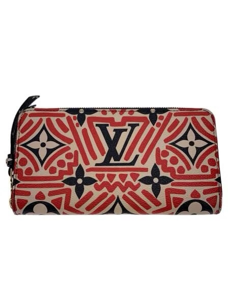 Louis Vuitton Crafty Zippy Wallet "Creme Rouge"